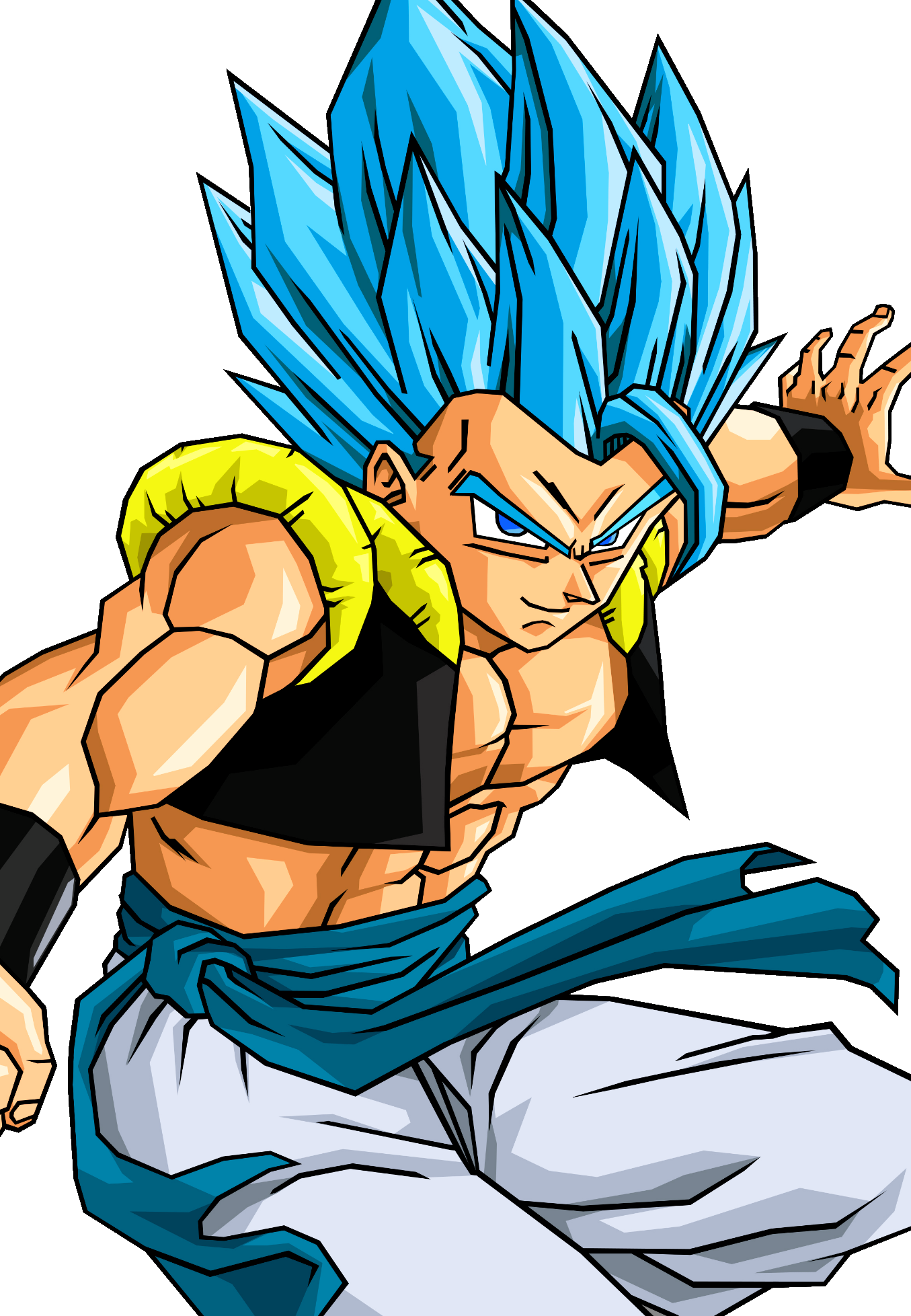 Gogeta Super Saiyan Blue [DBS Broly] by Teejee67 on DeviantArt