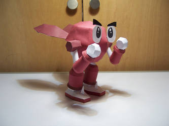 Robo Pit [RB Red] Papercraft