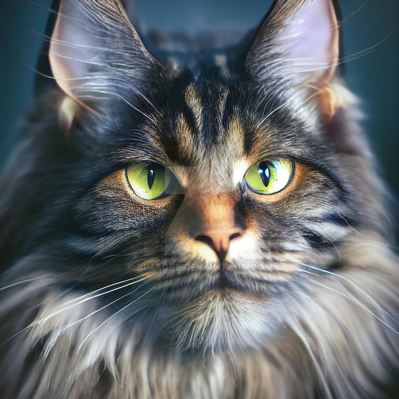 Sylvester, Maine Coon cat by AImages on DeviantArt