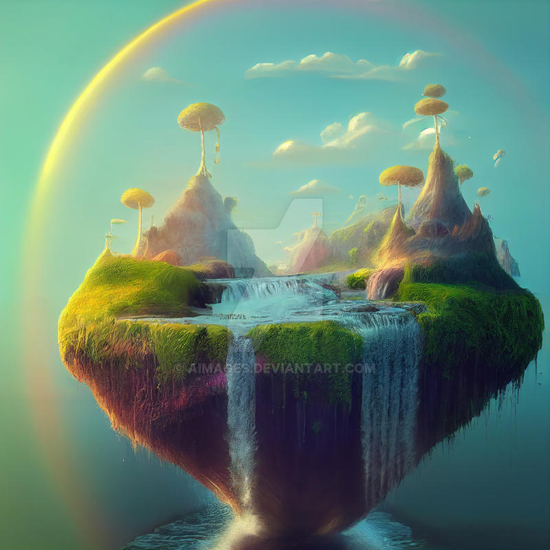 Deviantart Island Fantasy Floating Island by AImages on DeviantArt