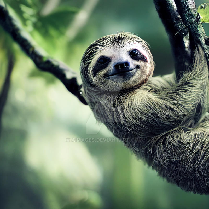 Smiling Soth Cute Smiling Sloth