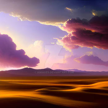 Desert and Clouds