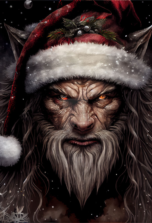 Three Santa Wolves Wolf Santa by AImages on DeviantArt