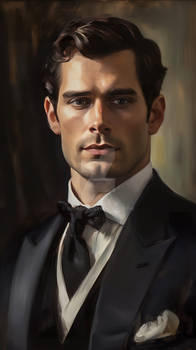 Gentleman Portrait 02 - Oil Painting style