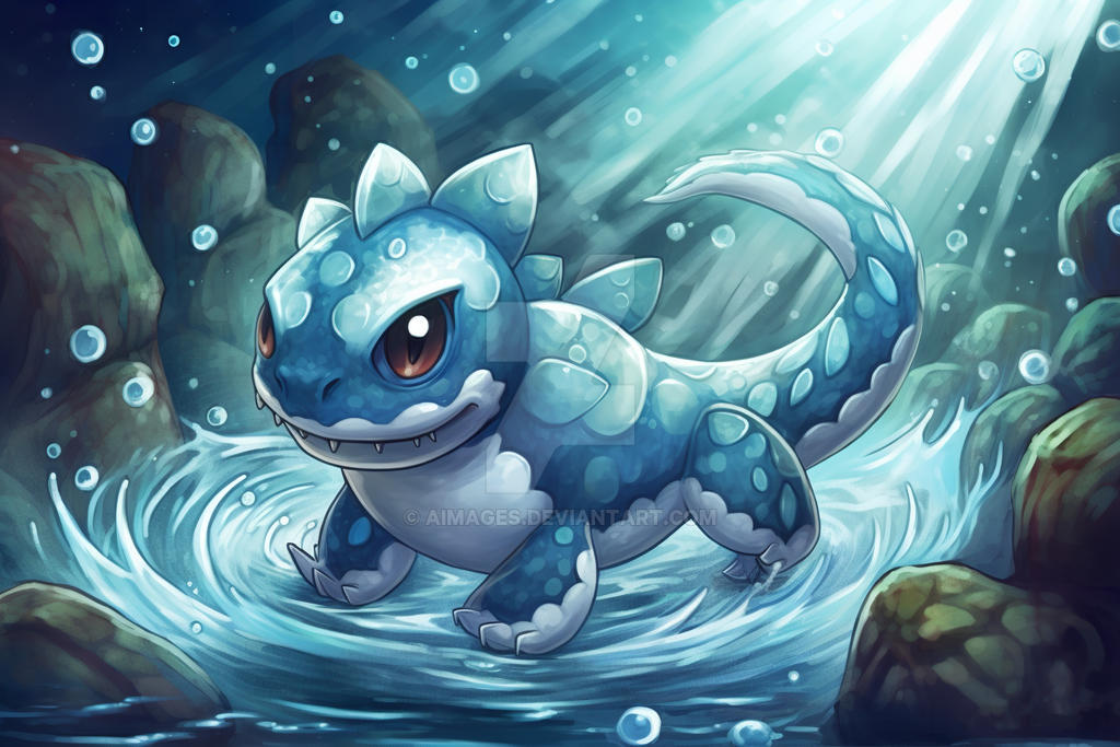 Pokemon, Water Lizard Concept - Fan Art by AImages on DeviantArt