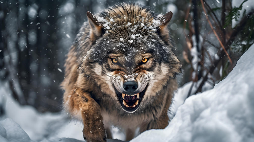 Wolf Attack by AImages on DeviantArt