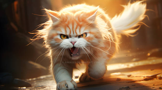 Angry cat! by Tyrannosaur54 on DeviantArt