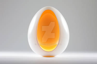 Modern Egg Sculpture