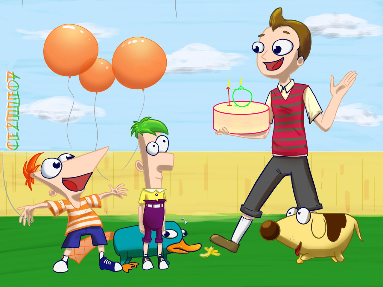 Phineas and Ferb 10th Anniversary! by Cezille07 on DeviantArt