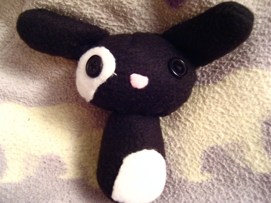 Black Bunny Plush by mAd-ArIsToCrAt on DeviantArt Black Bunny Plush by mAd-ArIsToCrAt on DeviantArt