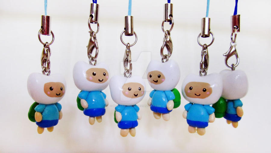 Adventure Time Finn Charms