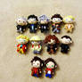 Doctor Who 11 Doctors Chibi Group