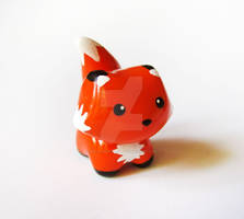 Cute Polymer Clay Miniature Fox