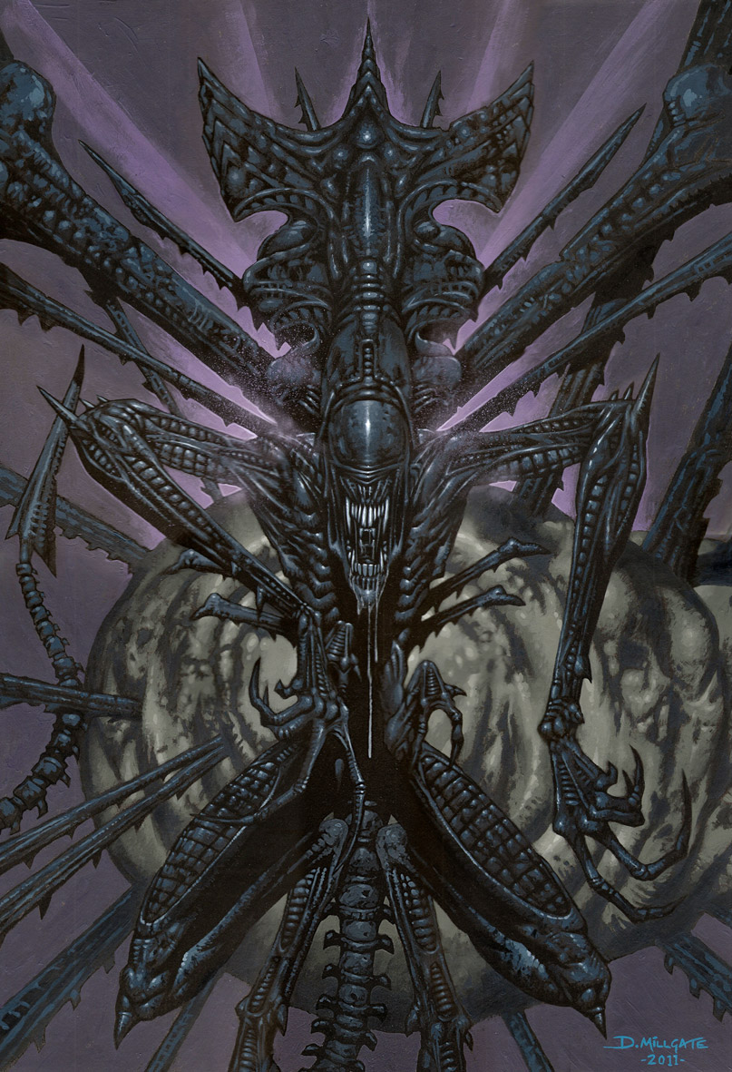 pic Deviantart Xenomorph Queen Art alien queen by m1llgato5 on deviantart