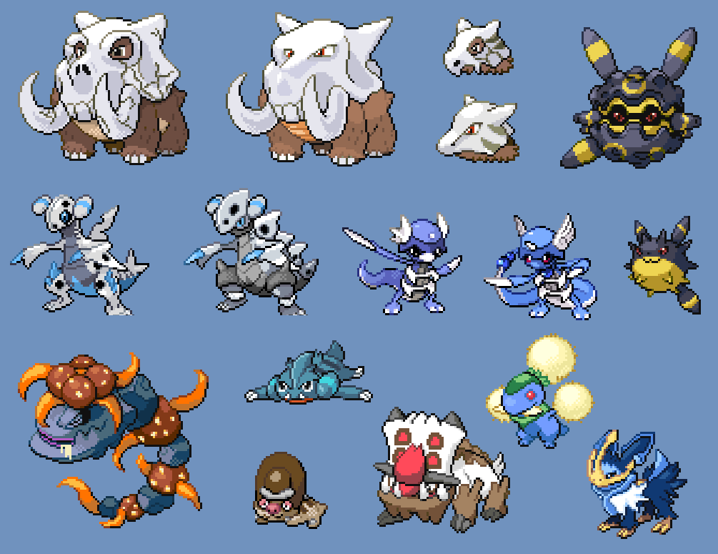 Pokemon XY trainer sprites ( I ) by Nephae on DeviantArt