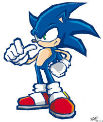 Sonic The Hedgehog from Sonic Battle