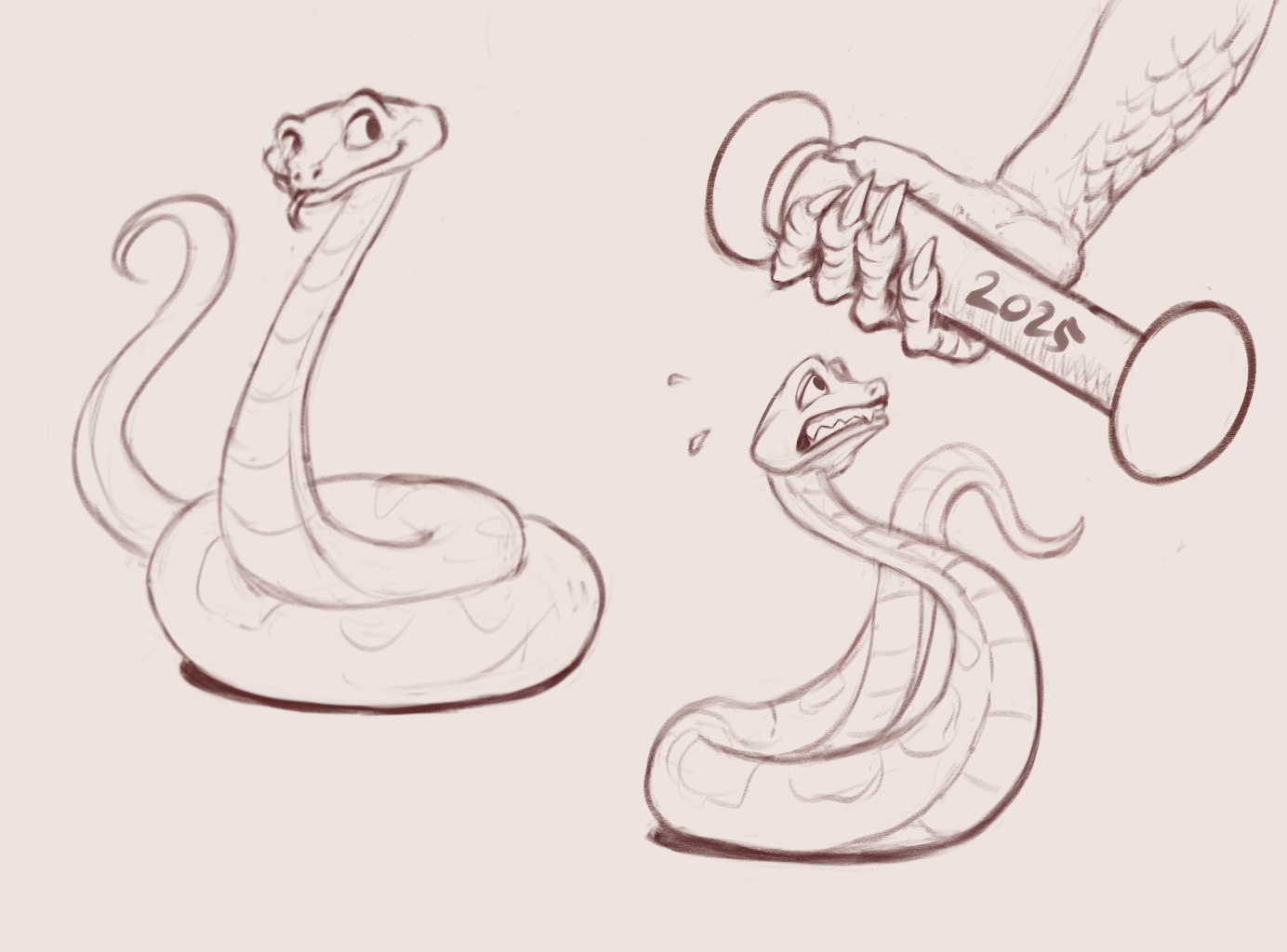 Snake sketches