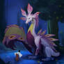 Meeting a Dragon Water Fox