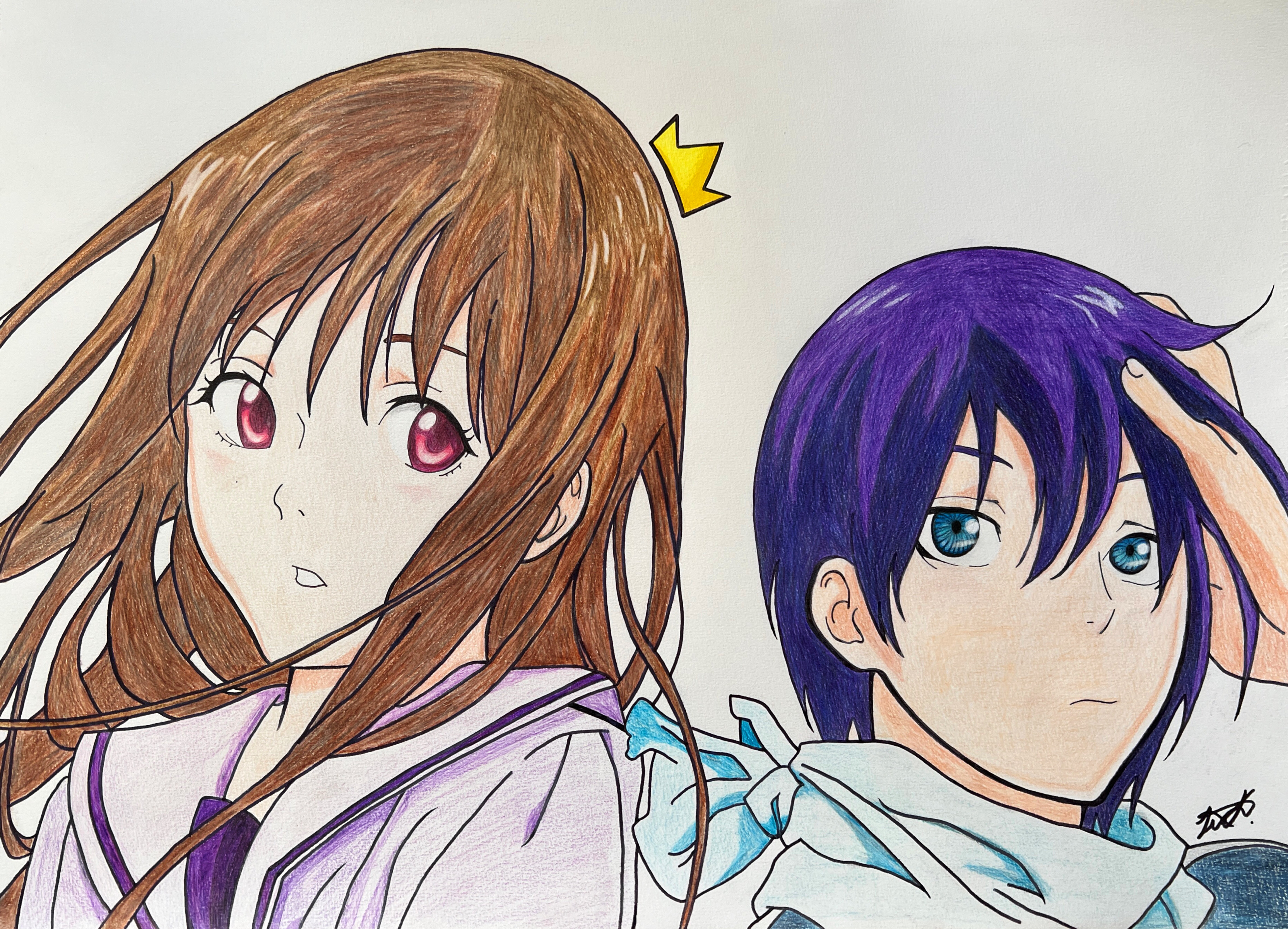 Noragami 78.2 Yato and Kazune by HulfBlood on DeviantArt