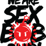 Sexbobomb Logo Red Invert