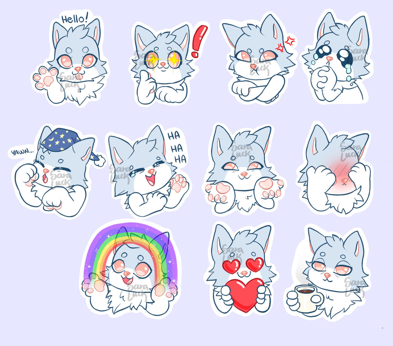Sticker Commissions STICKER COMMISSIONS by saralvck on DeviantArt