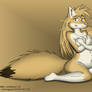 Pregnant fennec fox
