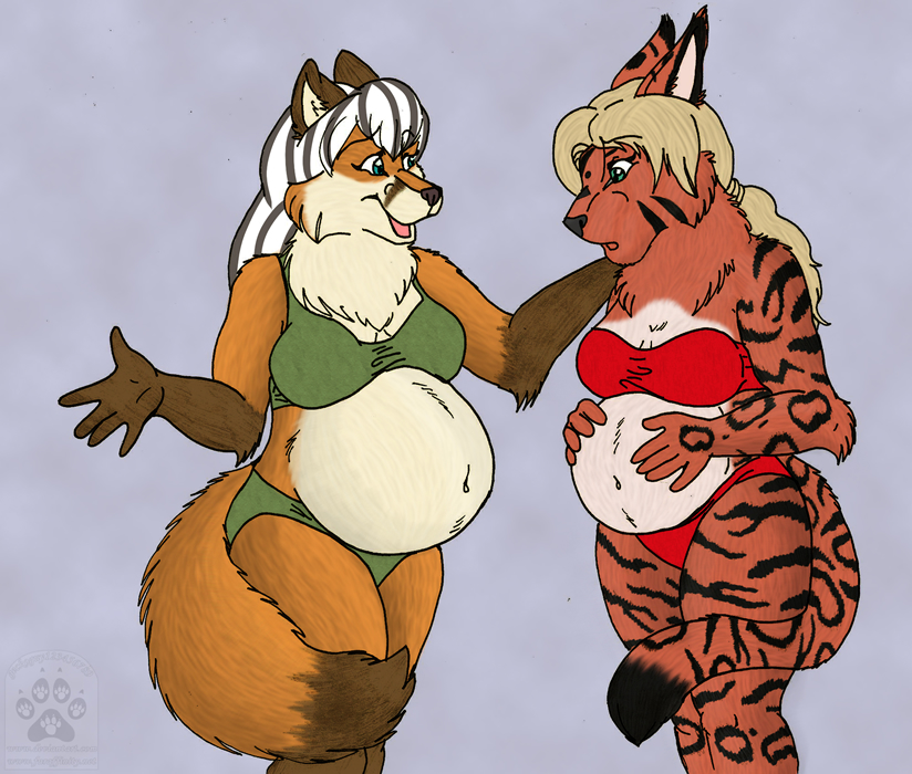 Comparing tummies