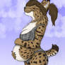Pregnant lynx