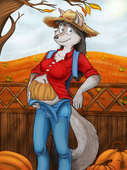 Pregfurry Halloween 2012