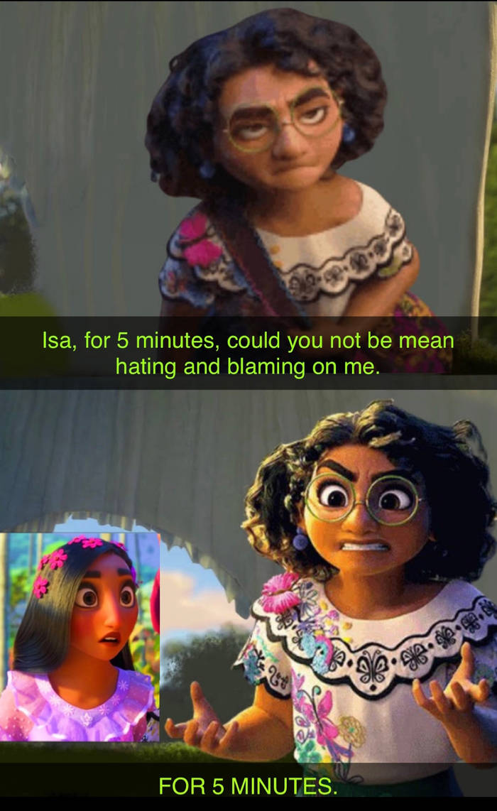 Mirabel Insecure Mirabel wants Isabela to stop. by Vibarra9203 on DeviantArt