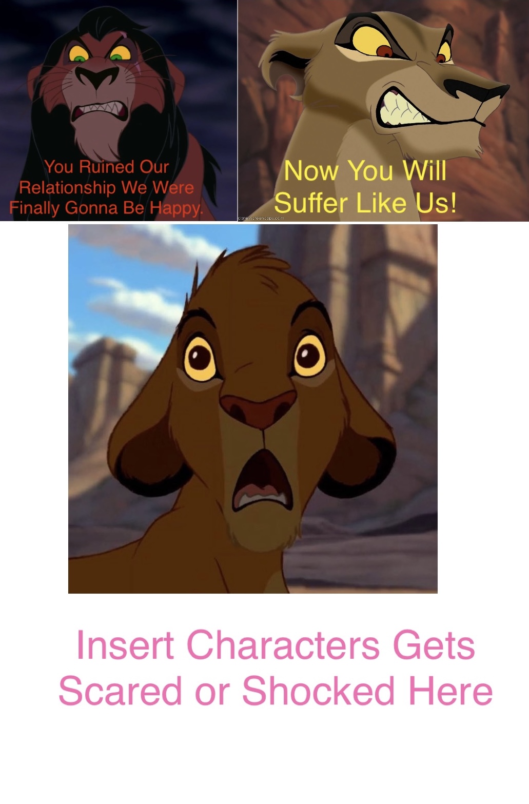 Simba and Who Gets Scared of Scar and Ziras Rage by Vibarra9203 on ...