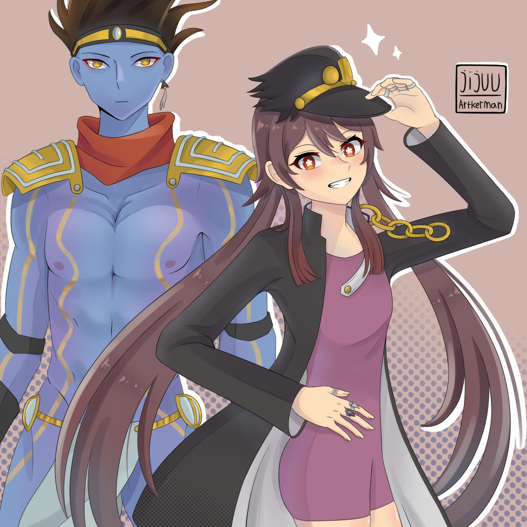 Hu tao and zhongli by Spike-yCactus on DeviantArt