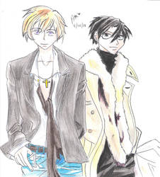 Tamaki and Kyouya