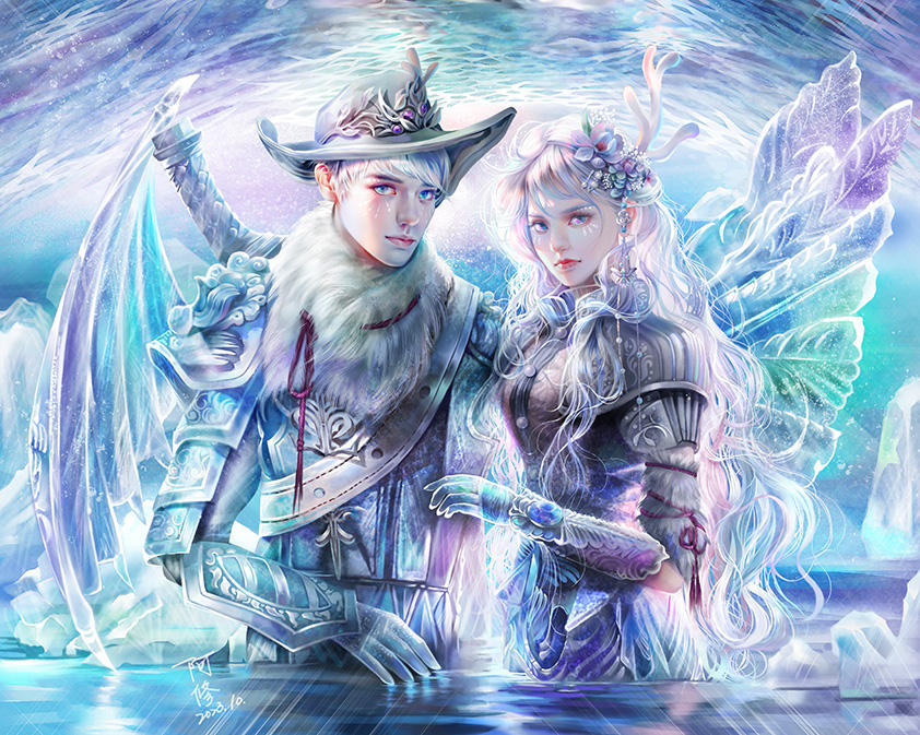 Ice by dreamingfire1016 on DeviantArt
