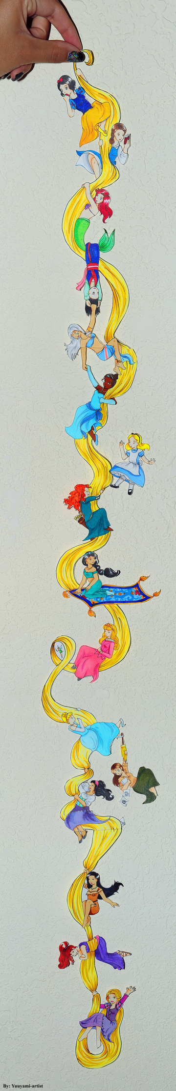 Women of Disney - Chibi Chain by yuuyami-artist on DeviantArt