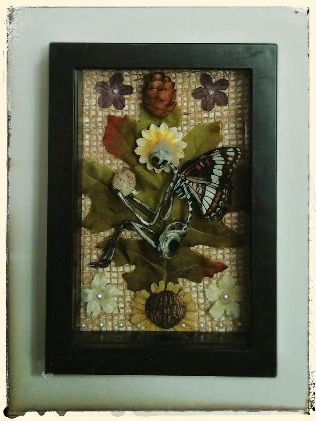 Fairy In A Frame - Aspen (Made with Real Wings)