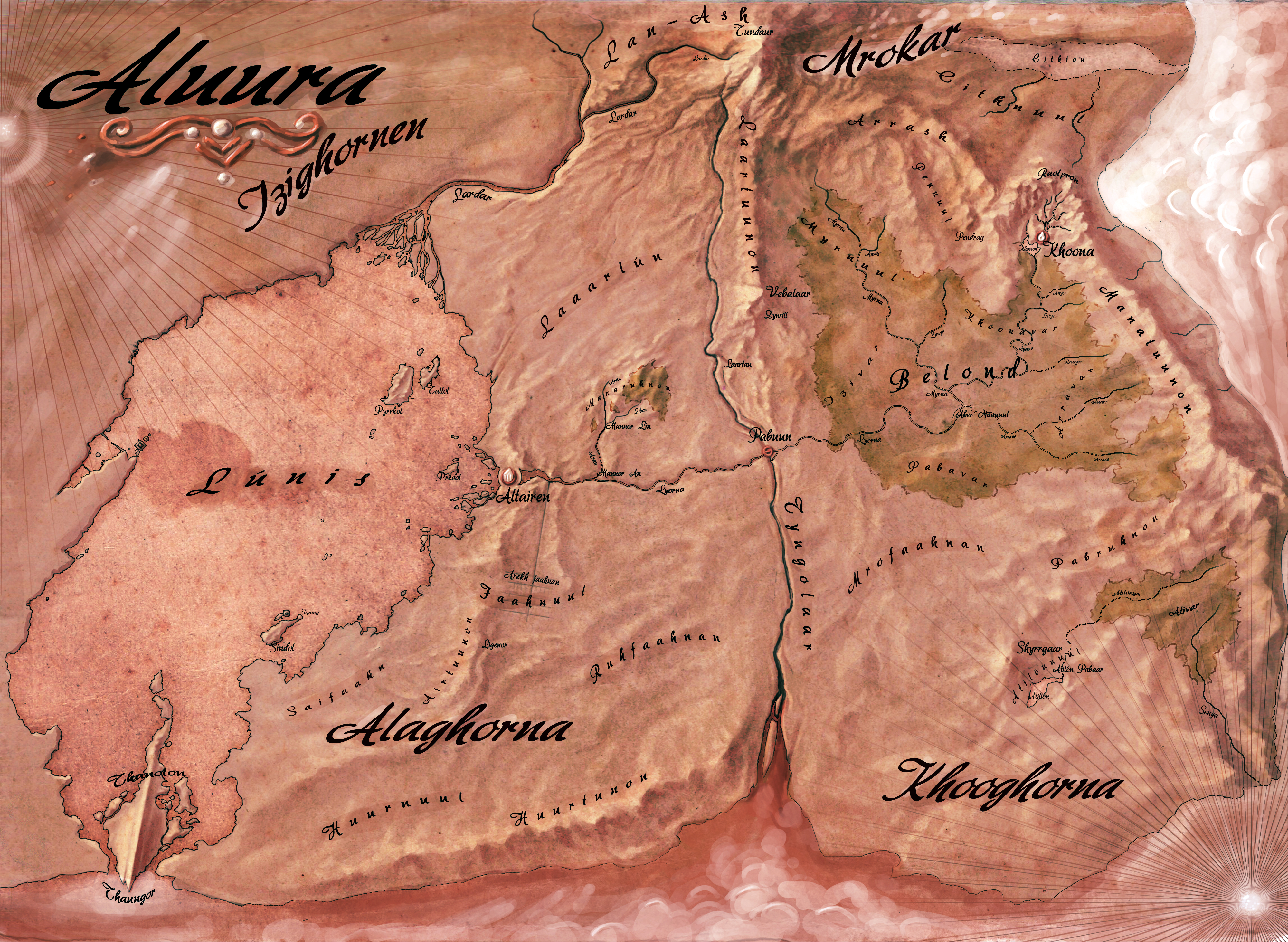 Map of Aluura