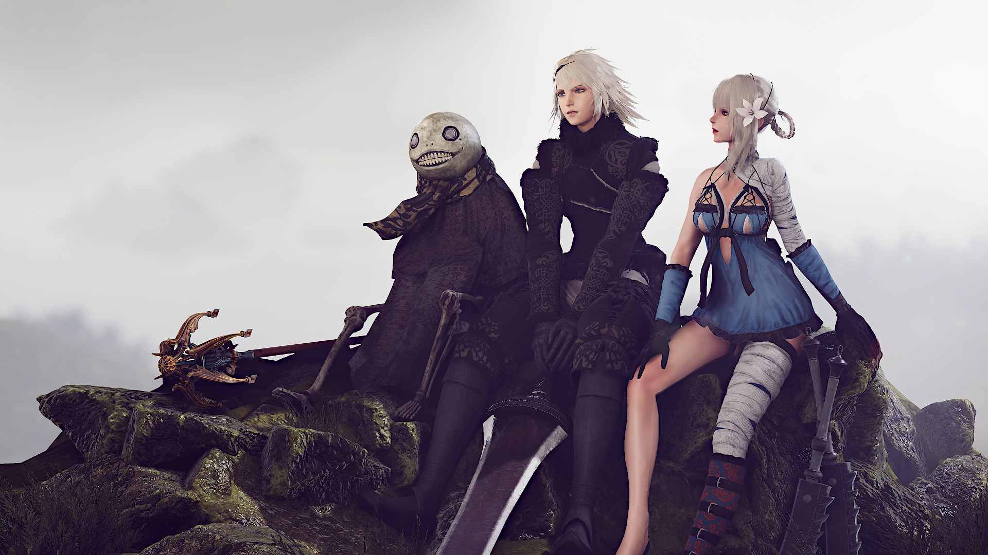 Nier: Replicant - 3D Cover Art Remake by Rarithlynx on DeviantArt