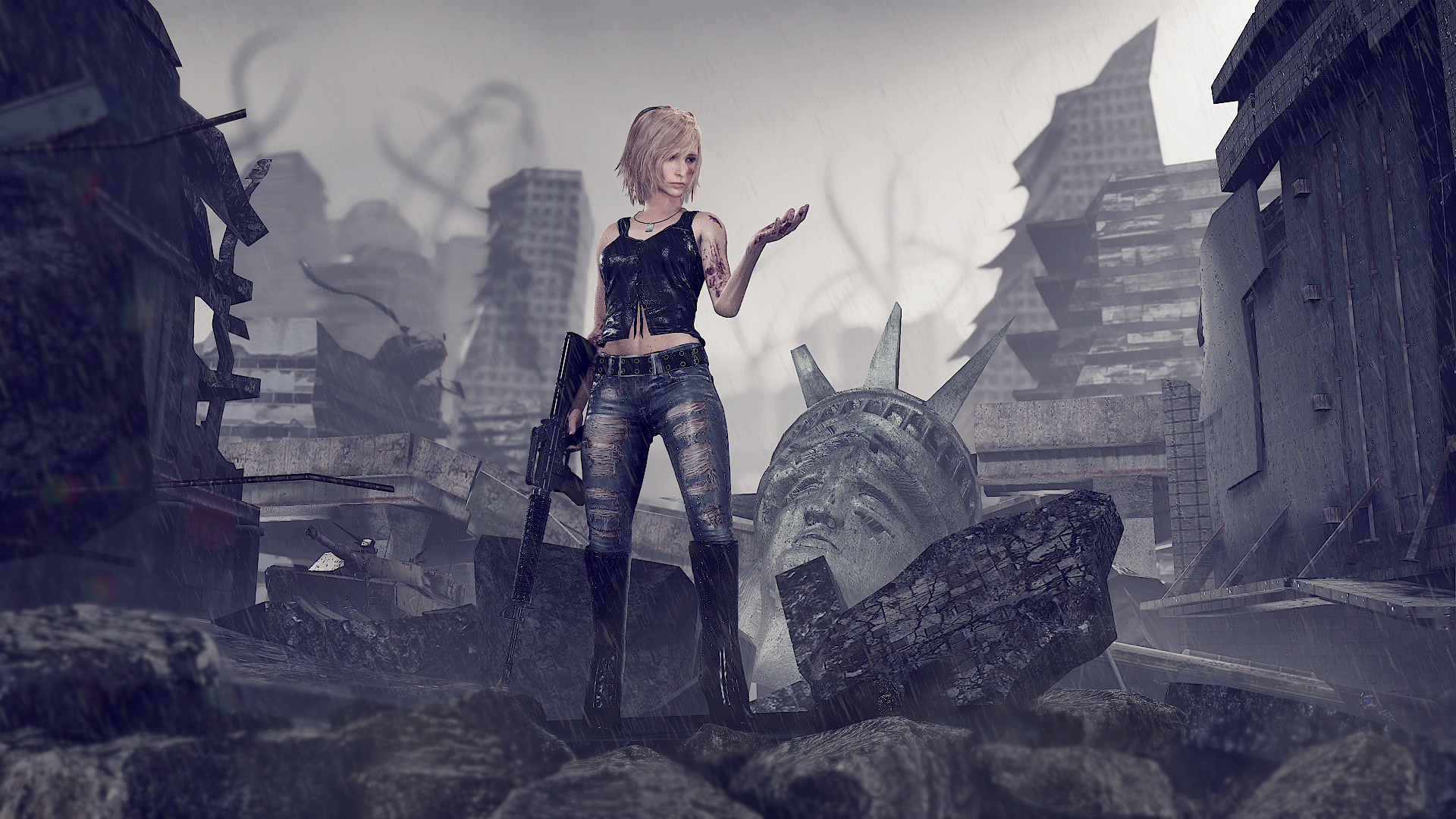 Nier: Replicant - 3D Cover Art Remake by Rarithlynx on DeviantArt