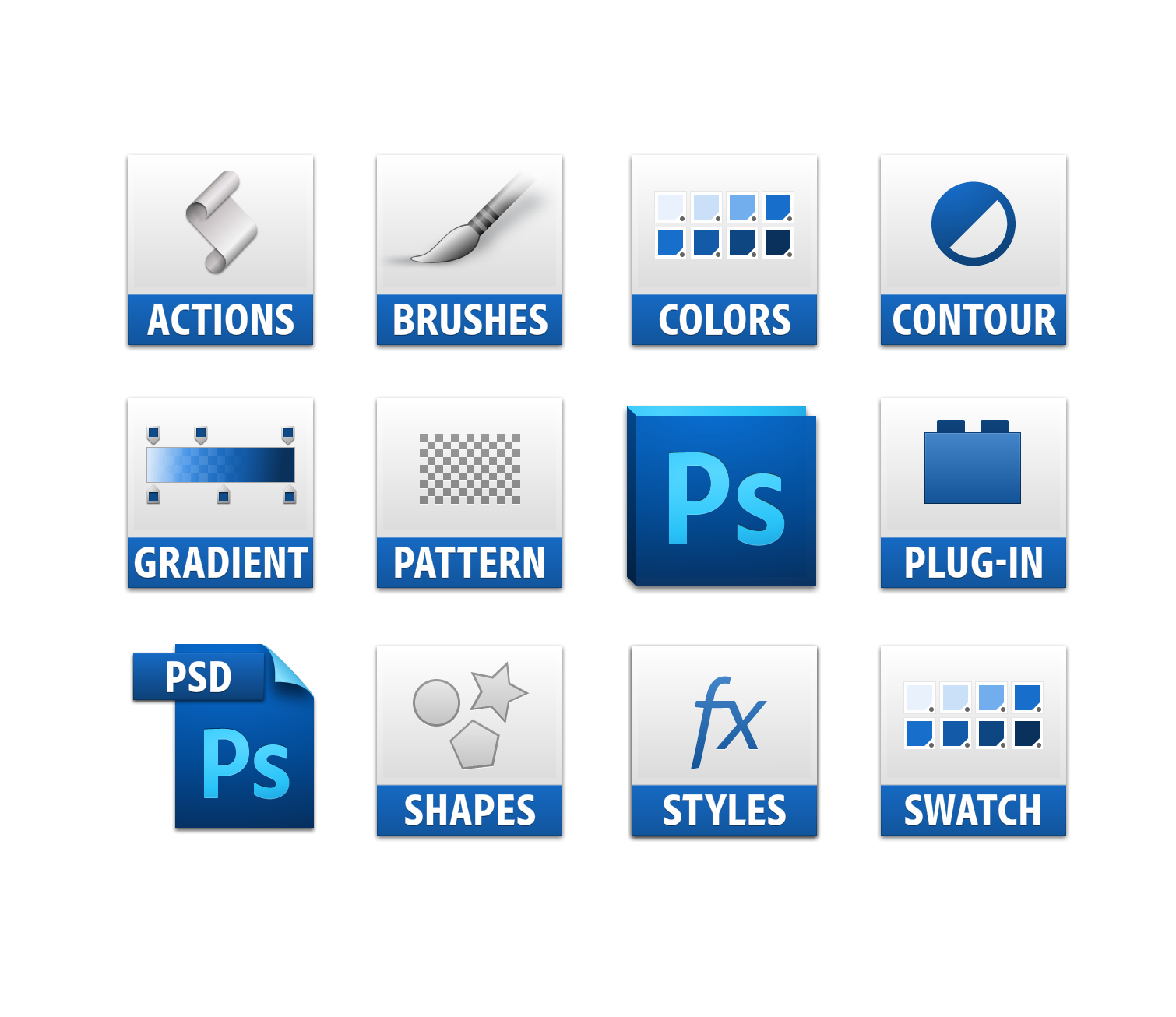 photoshop cs5 file icons