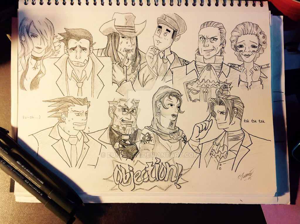 Phoenix Wright Characters By Eunpeace On DeviantArt Phoenix wright characters by eunpeace on deviantart