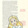 Alice on a Book Page