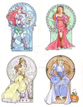 Steampunk Disney Girls