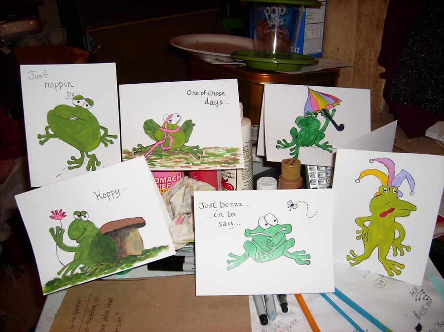 Frog Card Set by MsFroggy30 on DeviantArt