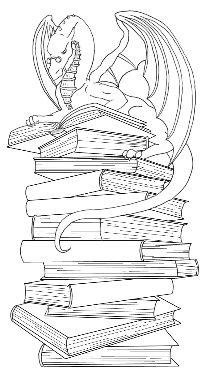 dragon bookmark lineart by Ankaraven on DeviantArt dragon-bookmark-lineart-by-ankaraven-on-deviantart
