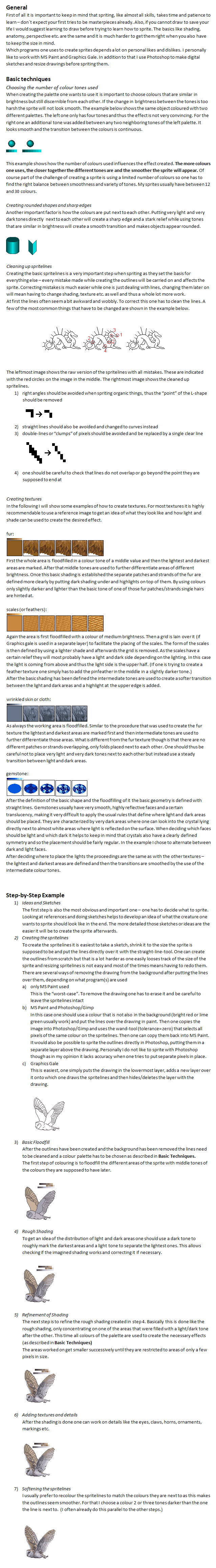 spriting tutorial