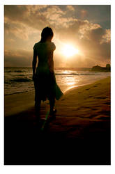 girl,sunset1