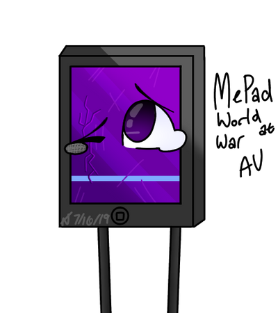 Mepad Ii MePad (Inanimate Insanity World at War AU) by IrishLatte43 on DeviantArt