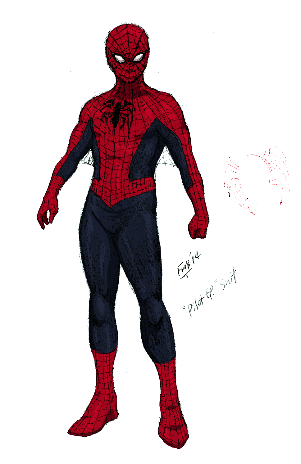 The Web of Spider-man: 1st Suit Concept