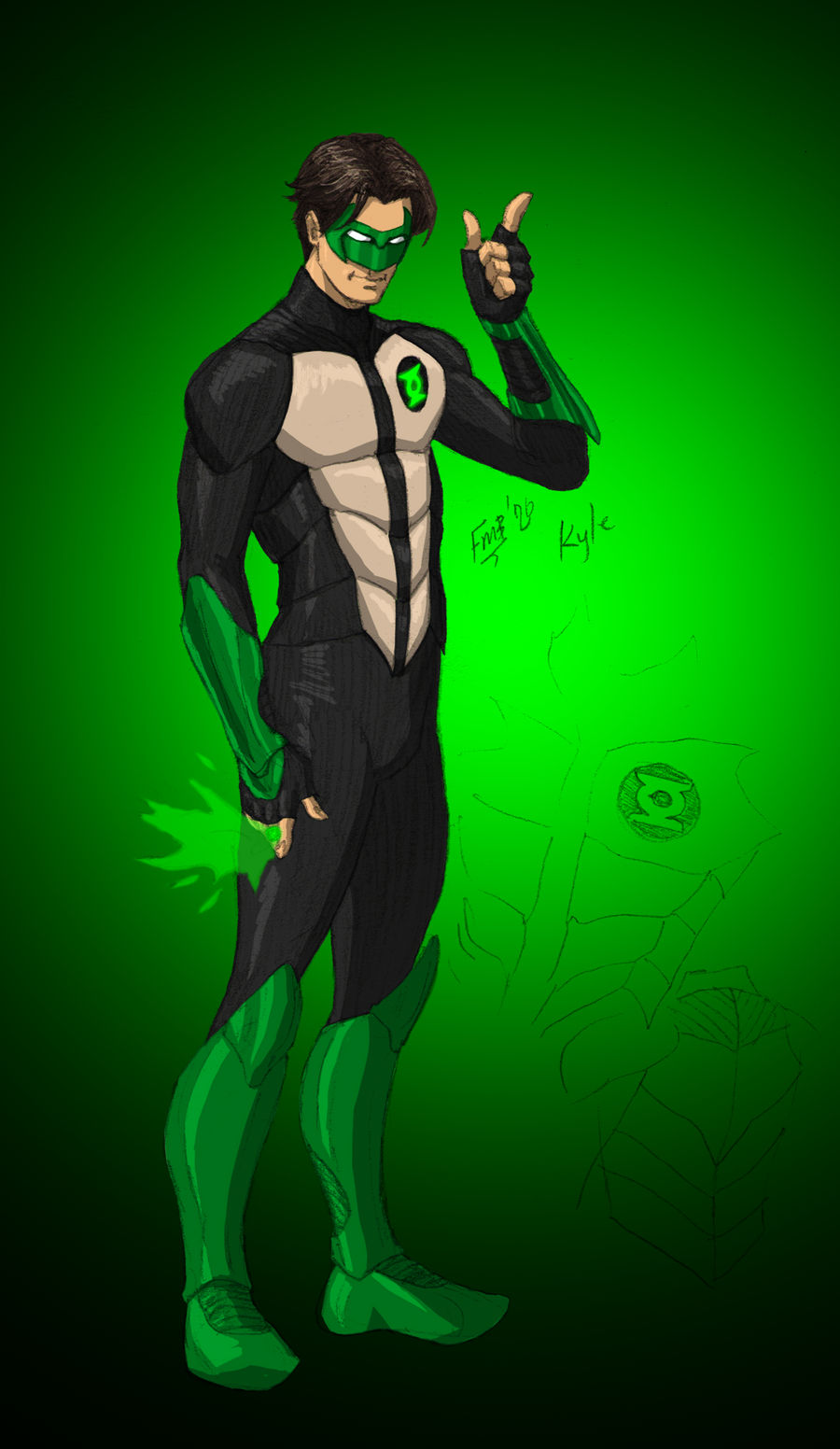 Kyle Ranger Green Lantern: Kyle Rayner by Kyomusha on DeviantArt